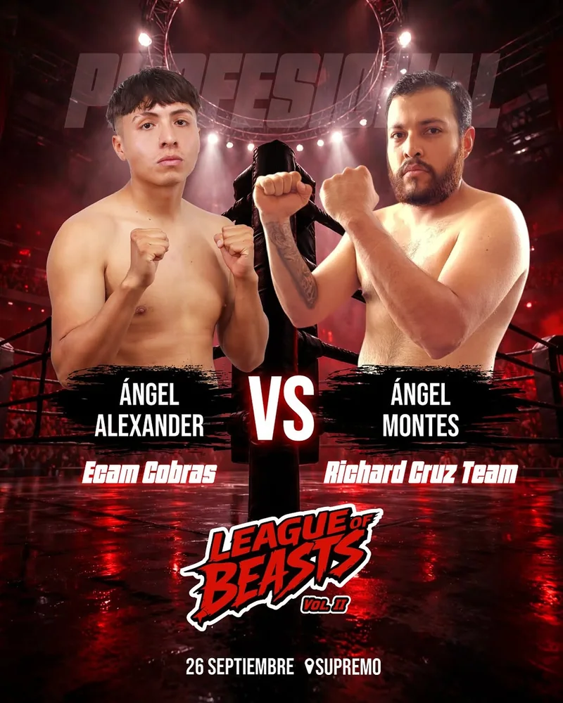 Cartel: Ángel Alexander vs Ángel Montes