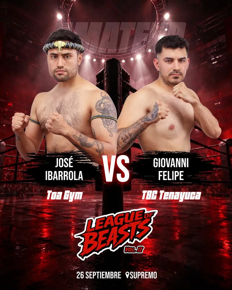 Cartel: José Ibarrola vs Giovanni Felipe