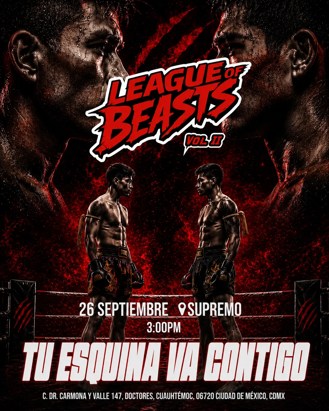 Cartel oficial de League of Beasts Vol. II